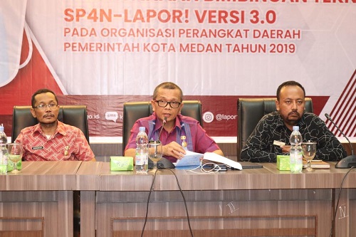 Wali Kota Buka Bimtek SP4N-Lapor Pemko Medan